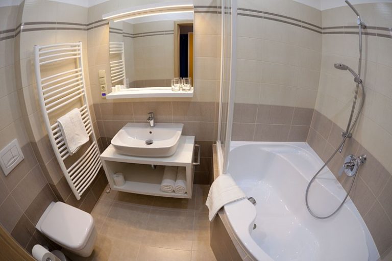 Koupelna v apartmánu New York