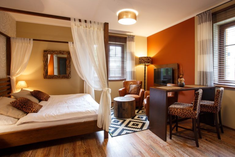 Ložnice v apartmánu Safari