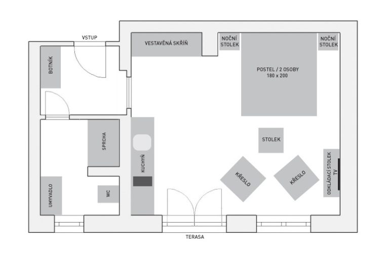Apartmán Karibik ve Vile TERRA Luhačovice